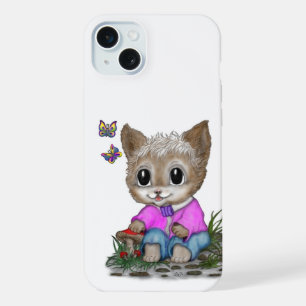 Cute Kitty Chat et Papillon