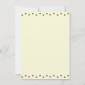 Cute Kitty Chat Invitation Anniversaire (Dos)