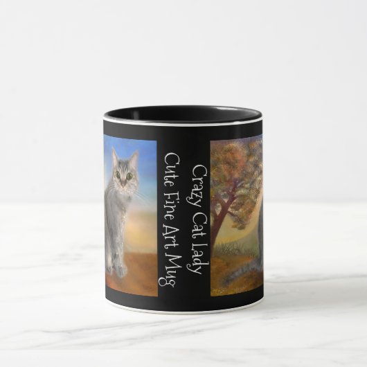 Cute Kitty Fine Art Mug (Centre)