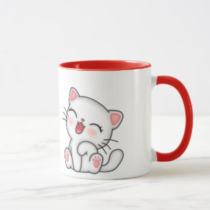 Cute kitty imprimé mug