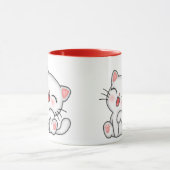 Cute kitty imprimé mug (Centre)