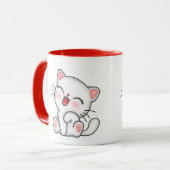 Cute kitty imprimé mug (Devant gauche)