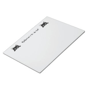 Cute Kitty Minimalistisch Design - KAT 1 Notitieblok