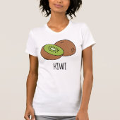 cute kiwi green summer aesthetic t-shirt (Voorkant)