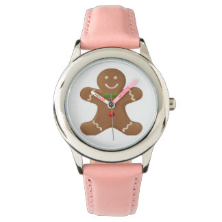 Cute klassiek tandbrood man horloge