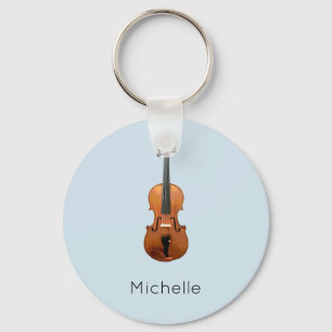 Cute klassieke Music Violin Sleutelhanger