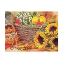 Cute, kleurrijk, pompoen, Halloween