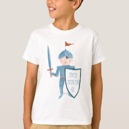 Cute knight gepersonaliseerd t-shirt