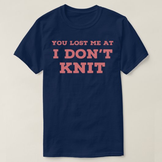 Cute Knitting s T-shirt (Design voorkant)