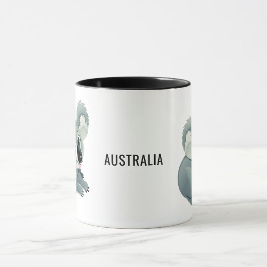 Cute Koala aangepaste tekst mokken (Midden)