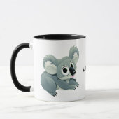 Cute Koala aangepaste tekst mokken (Links)