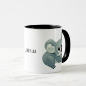 Cute Koala aangepaste tekst mokken (Voorkant rechts)