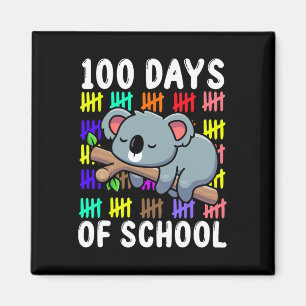 Cute Koala Australia Animal Student Gift 100 dagen Magneet
