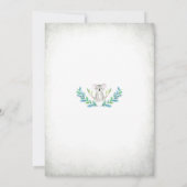 Cute Koala Baby Shower Invitation Kaart (Achterkant)