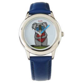 Cute Koala Beer Horloge