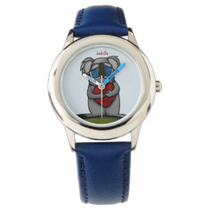 Cute Koala Beer Horloge
