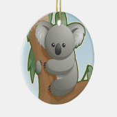 Cute Koala Beer Keramisch Ornament (Rechts)