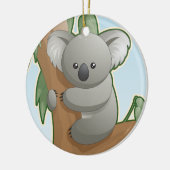 Cute Koala Beer Keramisch Ornament (Links)