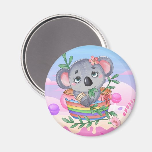 Cute Koala Beer Magneet (Voorkant / Achterkant)