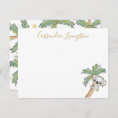 Cute Koala Beer Note Card Notitiekaartje (Voorkant / Achterkant)