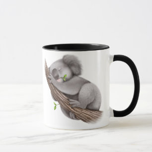 Cute Koala Beer Slaping Mok
