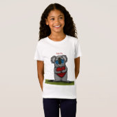 Cute Koala Beer T-shirt (Voorkant volledig)