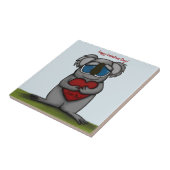 Cute Koala Beer Tegeltje (Zijkant)