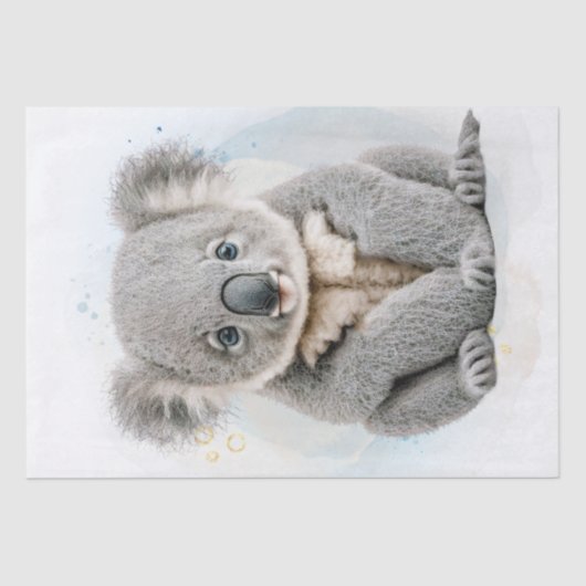 Cute Koala Beer Tissuepapier (Voorkant)