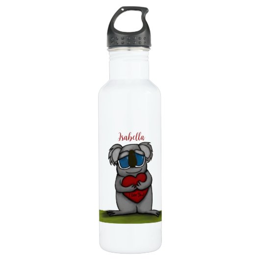 Cute Koala Beer Water Bottle Waterfles (Voorkant)
