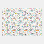 Cute Koala Beer Wrapping Paper Set van 3 (Voorkant)