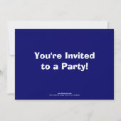 Cute Koala Birthday Party Invitation Kaart (Achterkant)