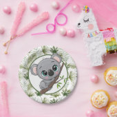 Cute Koala Cub Papieren Bordje (Feest)