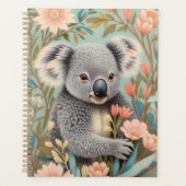 Cute Koala Elegant Pastel Floral (Devant)