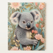 Cute Koala Elegant Pastel Floral (Dos)