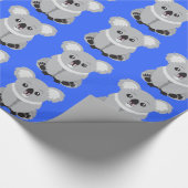Cute Koala Gift Cadeaupapier (Hoek)