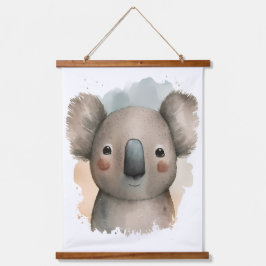 Cute Koala Hangend Wandkleed