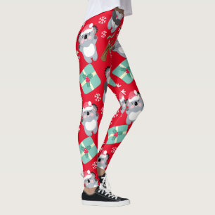 Cute Koala Kerstmis Leggings