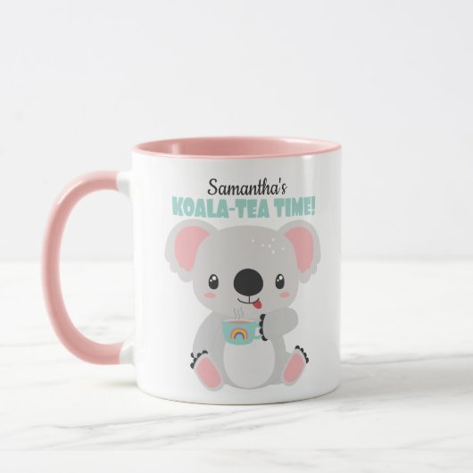 Cute Koala Koala Tea Time Koala Mug (Gauche)