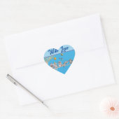 Cute Koala Koalas Blue Childs with Love Hart Sticker (Envelop)