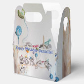 Cute Koala Koalas Girls Birthday Cake Favor Box Bedankdoosjes (Geopend)