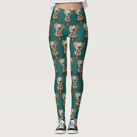 Cute Koala leggings (Voorkant)