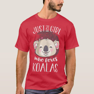 Cute Koala Lover Graphic for Girls Women Kinder Ko T-shirt