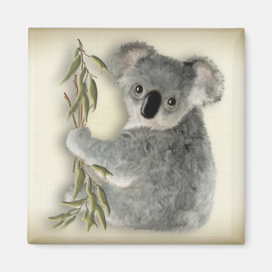Cute Koala Magneet (Voorkant)