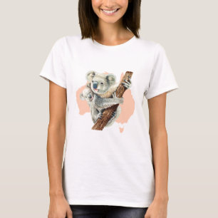 Cute Koala Mam en Baby T-shirt