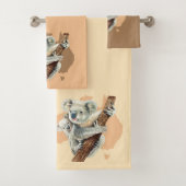 Cute Koala Maman et bébé (En situation)