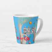 Cute Koala Merry Koalamus Christmas Latte Mug (Angle droit)