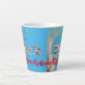 Cute Koala Merry Koalamus Christmas Latte Mug (Devant)