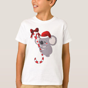 Cute koala met een klaus-pet in de T-Shir T-shirt