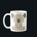 Cute Koala Mug<br><div class="desc">Doux et délicieux, peu importe ce que vous appelez cette mignonne Koala, vous êtes sûr de tomber amoureux. Un design parfaitement adorable qui conviendra à tous les amateurs de Koala. Présenté sur une variété de produits, y compris vêtements, boutons, magnets, autocollants, sac fourre-tout, tasse, et plus. Personnalisable afin que vous...</div>