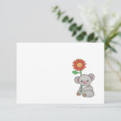 Cute Koala N'Importe Quelle Occasion Simple Carte  (Debout devant)